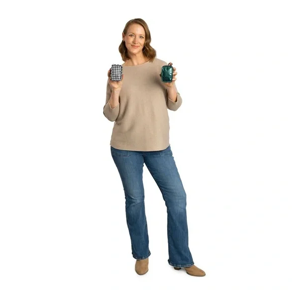 Lug Drizzle Mini Zip Storage Pouch NWT - Picture 14 of 16